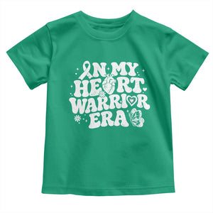 CHD Heart Disease Awareness Toddler T Shirt In My Heart Warrior Era TS10 Irish Green Print Your Wear