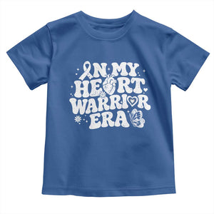 CHD Heart Disease Awareness Toddler T Shirt In My Heart Warrior Era TS10 Royal Blue Print Your Wear
