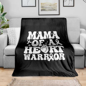 CHD Heart Disease Awareness Throw Blanket Heart Warrior Mama TS10 Print Your Wear