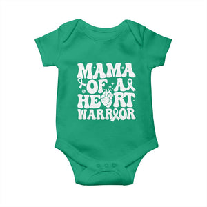 CHD Heart Disease Awareness Baby Onesie Heart Warrior Mama TS10 Irish Green Print Your Wear