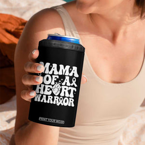 CHD Heart Disease Awareness 4 in 1 Can Cooler Tumbler Heart Warrior Mama TS10 Print Your Wear