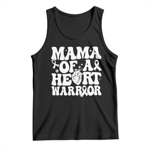 CHD Heart Disease Awareness Tank Top Heart Warrior Mama TS10 Black Print Your Wear