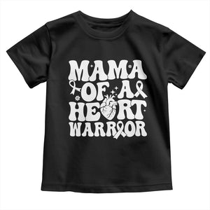 CHD Heart Disease Awareness Toddler T Shirt Heart Warrior Mama TS10 Black Print Your Wear
