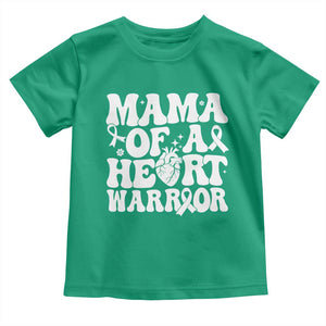 CHD Heart Disease Awareness Toddler T Shirt Heart Warrior Mama TS10 Irish Green Print Your Wear