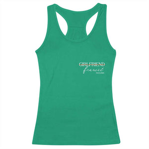 Personalized Fiancee Racerback Tank Top Custom Date Girlfriend Engagement Gifts Future Mr and Mrs TS10 Irish Green Print Your Wear