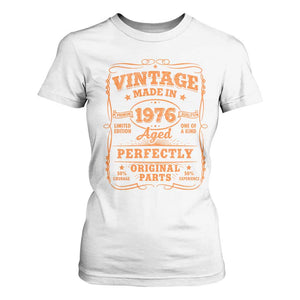 Vintage 50 Birthday T Shirt For Women 50yr 1976 50th Birthday TS10 White Print Your Wear
