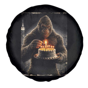 Funny Birthday Bigfoot Spare Tire Cover Sasquatsch Bday Party Vintage Graphic Japanese Art TS10 Print Your Wear