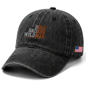 Funny Man Saying Washed Cotton Baseball Cap Birthday Husband Dad Grandpa Fathers Day Men Gag Gift TS10 Print Your Wear