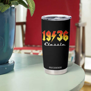 90th Birthday Tumbler Cup Classic Born 1936 Turning 90 Year Old TS10 Print Your Wear