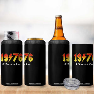 50th Birthday 4 in 1 Can Cooler Tumbler Classic Born 1976 Turning 50 Year Old TS10 Print Your Wear