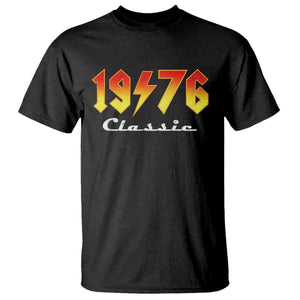 50th Birthday T Shirt Classic Born 1976 Turning 50 Year Old TS10 Black Print Your Wear