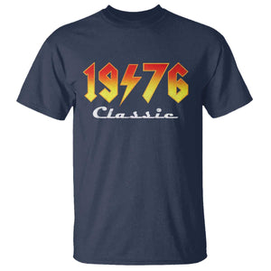 50th Birthday T Shirt Classic Born 1976 Turning 50 Year Old TS10 Navy Print Your Wear