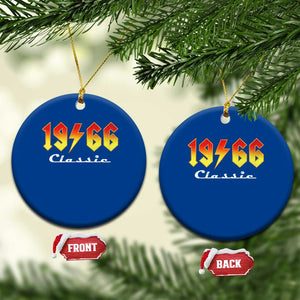 60th Birthday Ceramic Ornament Classic Born 1966 Turning 60 Year Old TS10 1pc Blue Print Your Wear