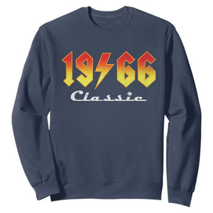 60th Birthday Sweatshirt Classic Born 1966 Turning 60 Year Old TS10 Navy Print Your Wear