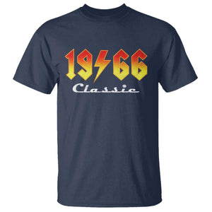 60th Birthday T Shirt Classic Born 1966 Turning 60 Year Old TS10 Navy Print Your Wear