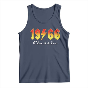 60th Birthday Tank Top Classic Born 1966 Turning 60 Year Old TS10 Navy Print Your Wear