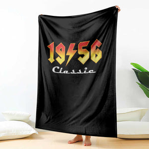 70th Birthday Throw Blanket Classic Born 1956 Turning 70 Year Old TS10 Print Your Wear