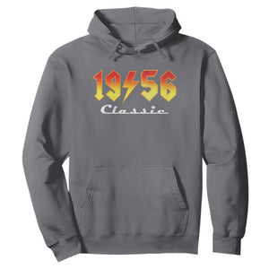 70th Birthday Hoodie Classic Born 1956 Turning 70 Year Old TS10 Charcoal Print Your Wear