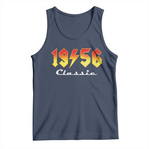 70th Birthday Tank Top Classic Born 1956 Turning 70 Year Old TS10 Navy Print Your Wear