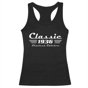Classic 1936 Birthday Racerback Tank Top 90yr 90th Birthday Gift TS10 Black Print Your Wear