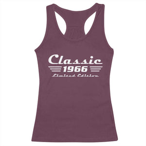 Classic 1966 Birthday Racerback Tank Top 60yr 60th Birthday Gift TS10 Maroon Print Your Wear