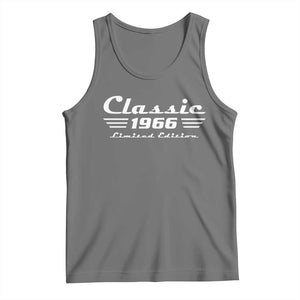 Classic 1966 Birthday Tank Top 60yr 60th Birthday Gift TS10 Black Heather Print Your Wear