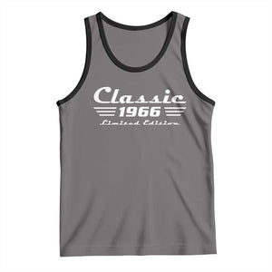 Classic 1966 Birthday Tank Top 60yr 60th Birthday Gift TS10 Deep Heather Black Print Your Wear
