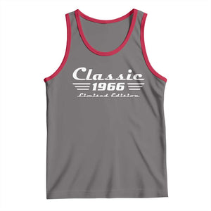 Classic 1966 Birthday Tank Top 60yr 60th Birthday Gift TS10 Deep Heather Red Print Your Wear