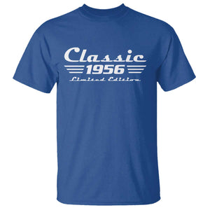 Classic 1956 Birthday T Shirt - 70yr - 70th Birthday TS10 Royal Blue Print Your Wear
