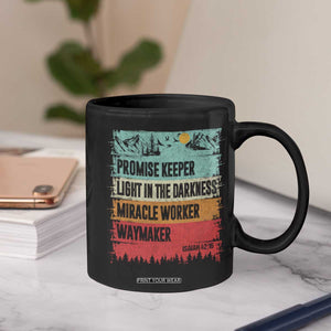 Vintage Christian Worship Coffee Mug Isaiah 42:16 Waymaker Promise Keeper Miracle Worker TS10 Print Your Wear