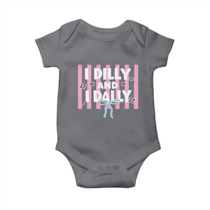 Dilly Dally Baby Onesie Trendy Viral Funny Girly TS10 Charcoal Print Your Wear