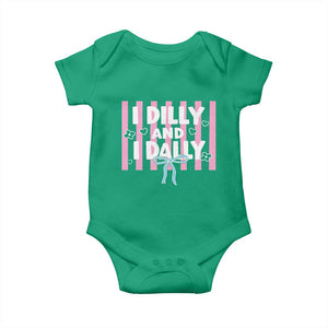 Dilly Dally Baby Onesie Trendy Viral Funny Girly TS10 Irish Green Print Your Wear