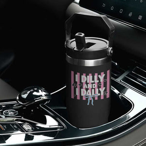 Dilly Dally Flip Straw Tumbler Trendy Viral Funny Girly TS10 Print Your Wear