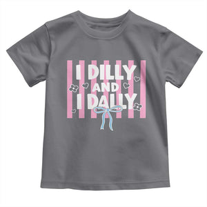 Dilly Dally Toddler T Shirt Trendy Viral Funny Girly TS10 Charcoal Print Your Wear