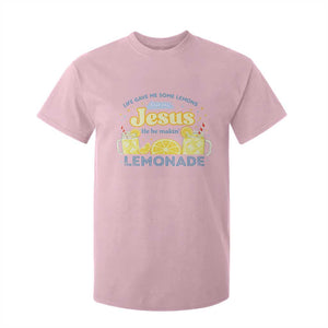Life Gave Me Some Lemons T Shirt For Kid Funny Lemonade Jesus Christian TS10 Light Pink Print Your Wear