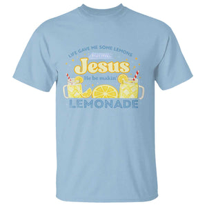 Life Gave Me Some Lemons T Shirt Funny Lemonade Jesus Christian TS10 Light Blue Print Your Wear