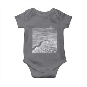 Christian Faith Baby Onesie Walk On Water Boho Bible Verse TS10 Charcoal Print Your Wear