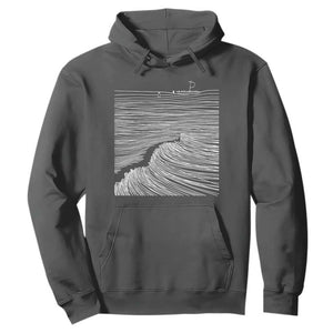 Christian Faith Hoodie Walk On Water Boho Bible Verse TS10 Dark Heather Print Your Wear