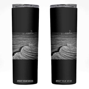 Christian Faith Skinny Tumbler Walk On Water Boho Bible Verse TS10 Black Print Your Wear