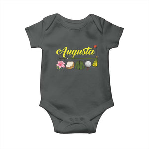 Augusta Georgia Golf Traditions Vintage Baby Onesie Pimento Cheese Southern Golfing Fan TS10 Dark Heather Print Your Wear