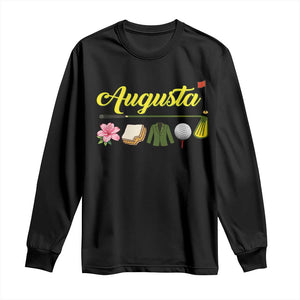 Augusta Georgia Golf Traditions Vintage Long Sleeve Shirt Pimento Cheese Southern Golfing Fan TS10 Black Print Your Wear