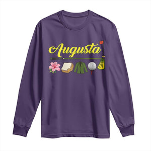 Augusta Georgia Golf Traditions Vintage Long Sleeve Shirt Pimento Cheese Southern Golfing Fan TS10 Purple Print Your Wear