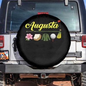 Augusta Georgia Golf Traditions Vintage Spare Tire Cover Pimento Cheese Southern Golfing Fan TS10 No hole Black Print Your Wear