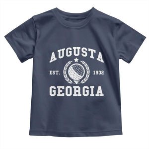 Generic Augusta Georgia Toddler T Shirt Vintage Style Golf Pullover Golf Lover Gift TS10 Navy Print Your Wear