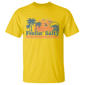 Funny Feelin Salty T Shirt Retro Beach Summer Vacation TS10 Daisy Print Your Wear