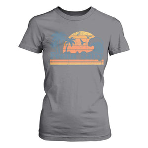 Funny Feelin Salty T Shirt For Women Retro Beach Summer Vacation TS10 Charcoal Print Your Wear