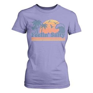 Funny Feelin Salty T Shirt For Women Retro Beach Summer Vacation TS10 Violet Print Your Wear