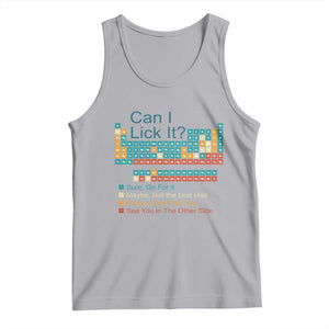 Can I Lick It Periodic Table Tank Top Funny Chemistry Science Teacher Student TS10 Athletic Heather Print Your Wear