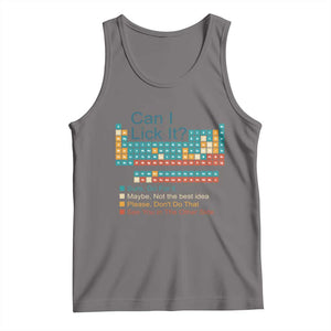Can I Lick It Periodic Table Tank Top Funny Chemistry Science Teacher Student TS10 Deep Heather Print Your Wear