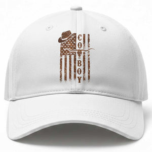 Retro Cowboy Baseball Cap USA Flag Texas Western Country Rodeo Southern
